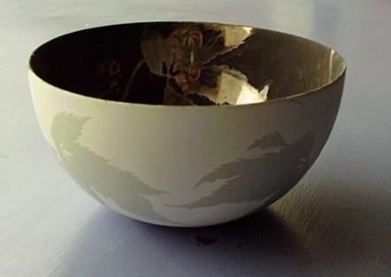 Bowl painted by Marcela Mendoza