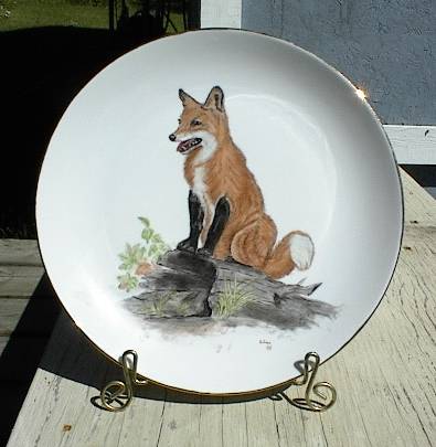 Happy Fox, Painted by Lilian Normandale