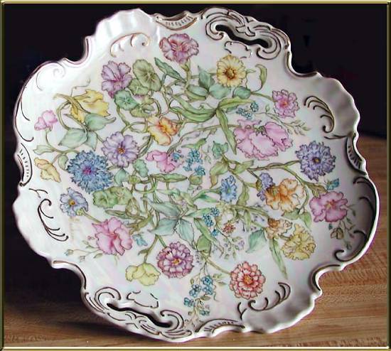 Hand Painted Plate by Ruby Gayle Jackson