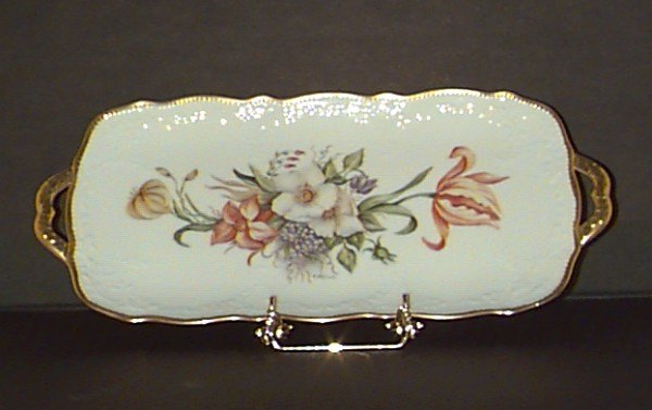 Tray painted by Betty Cook