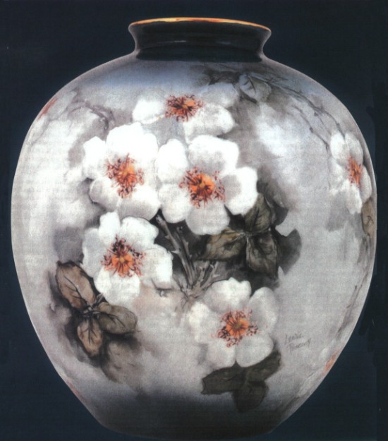 Vase Painted by Leslie Peacock