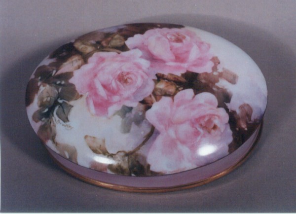 Painted Rose Box by Maureen Brodsky